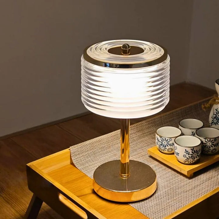 Kalsten | Wireless rechargeable LumiNook table lamp - Create ambiance and style with this luxurious table lamp