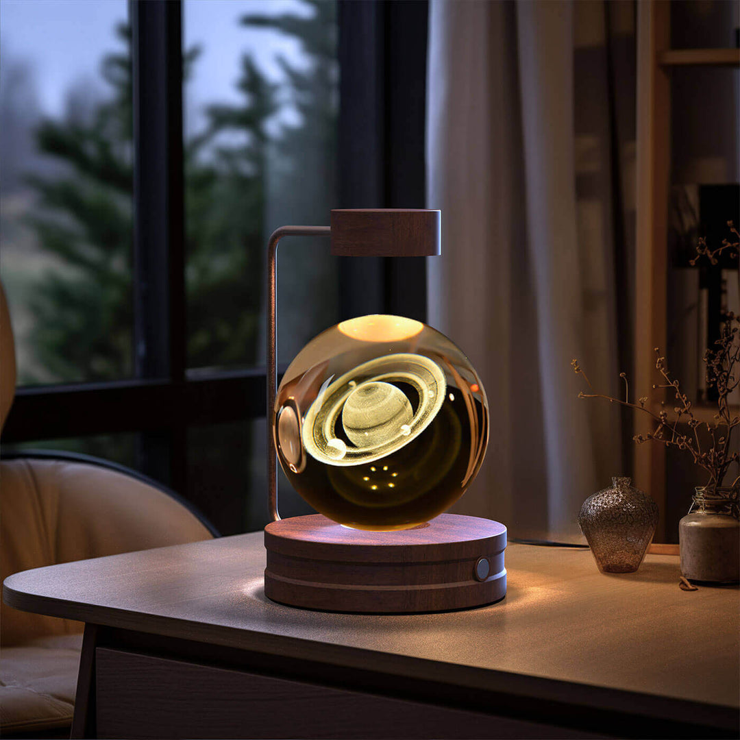 Crystal Ball Cosmic Dinosaur Indoor Night Light USB Power Warm Bedside Light Birthday Gift Night Lamp | Kalsten