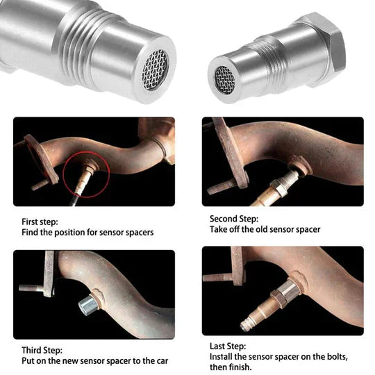 Kalsten | Oxygen Sensor Adapter with Mini Catalytic Converter