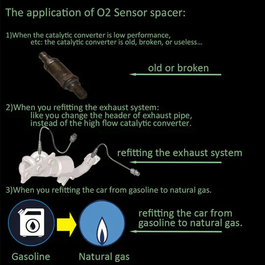 Oxygen Sensor Adapter Check Engine Fix Kalsten