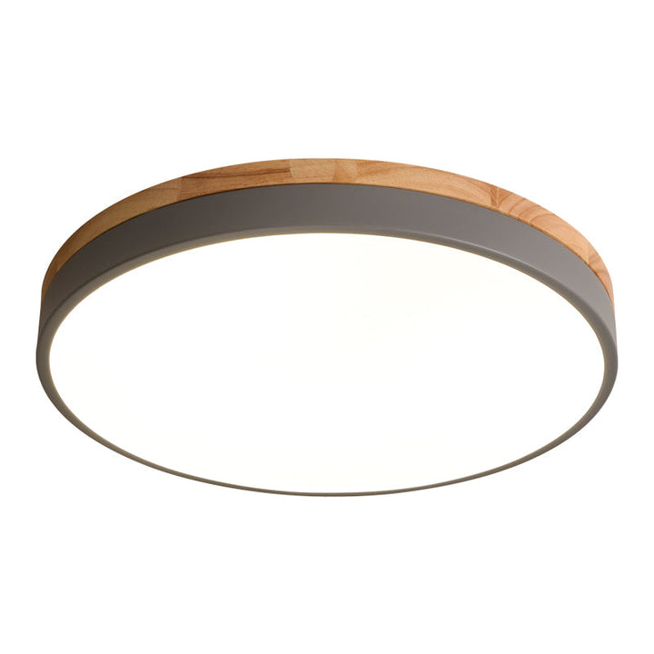 Wood LED Recessed Ceiling Light Kalsten