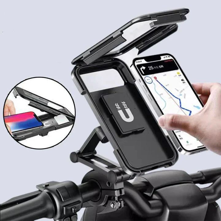Kalsten | RideCharge Pro – Waterproof Phone Holder with USB and 15W Wireless Charging for Bicycle and E-Bike