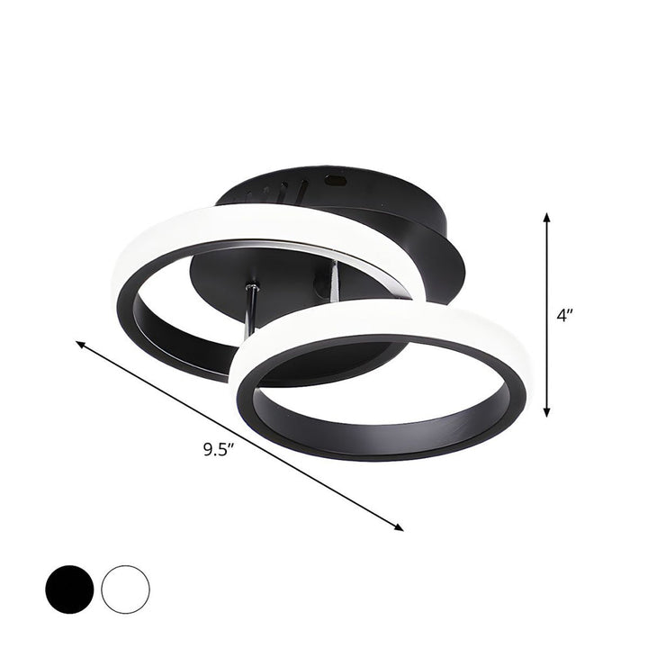 Black Metal LED Pendant Lamp Kalsten