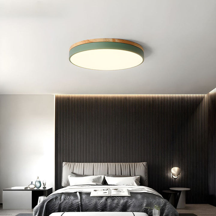 Wood LED Recessed Ceiling Light Kalsten