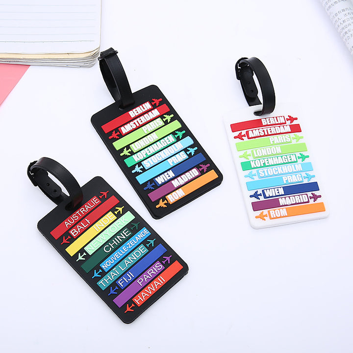 Unisex Luggage Tag with City Motifs Kalsten