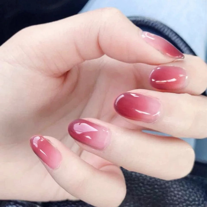 Ombre Glossy Nail Tips