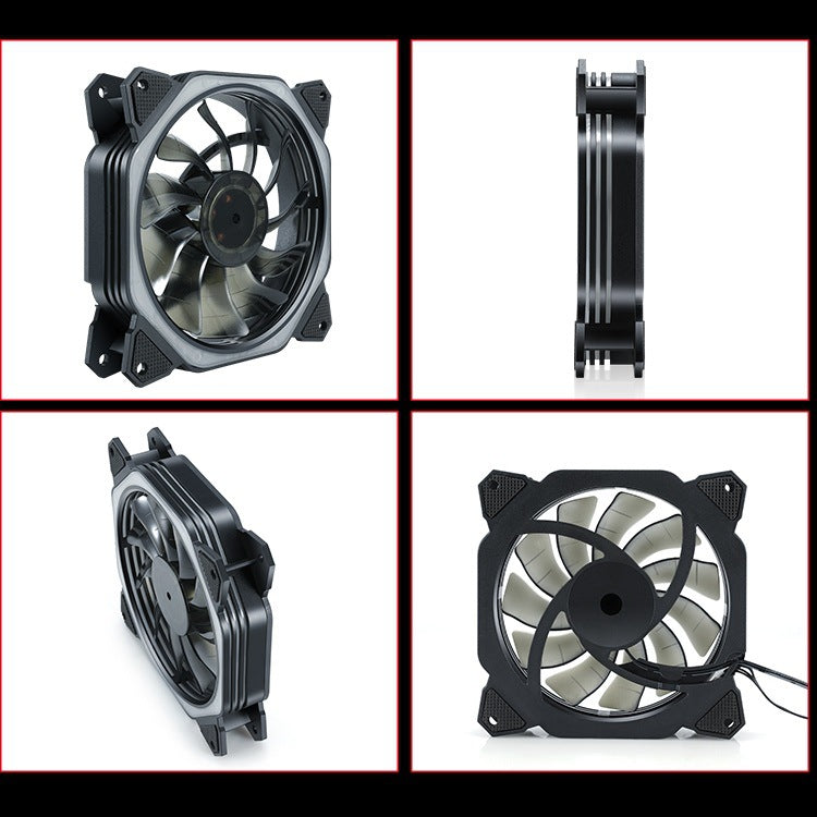 Rgb cooling fan with quiet operation and high air circulation Kalsten