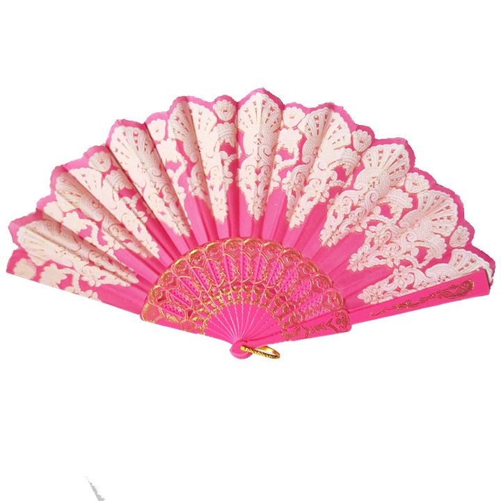 Ladies' elegant hand fan with intricate decorations Kalsten