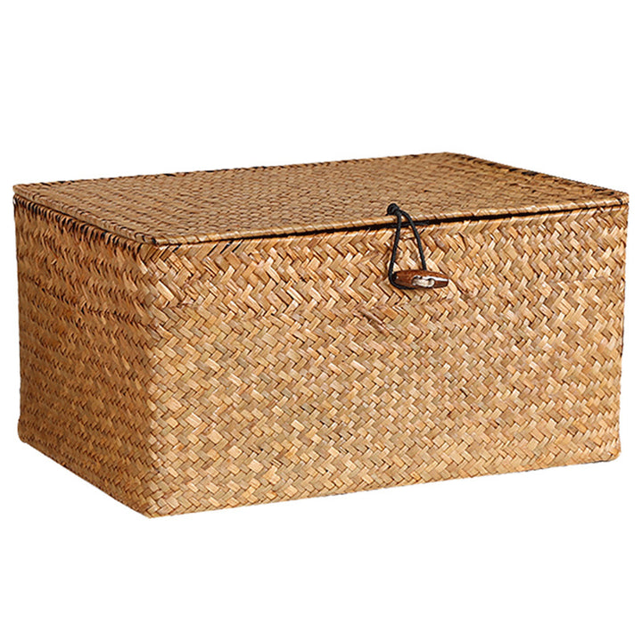 Unisex storage chest made of refined natural material Kalsten