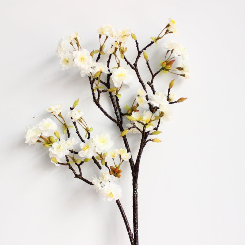 Lifelike Cherry Blossom Stem