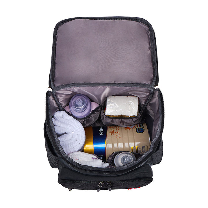 Chic Quilted Multi-Compartment Backpack Kalsten