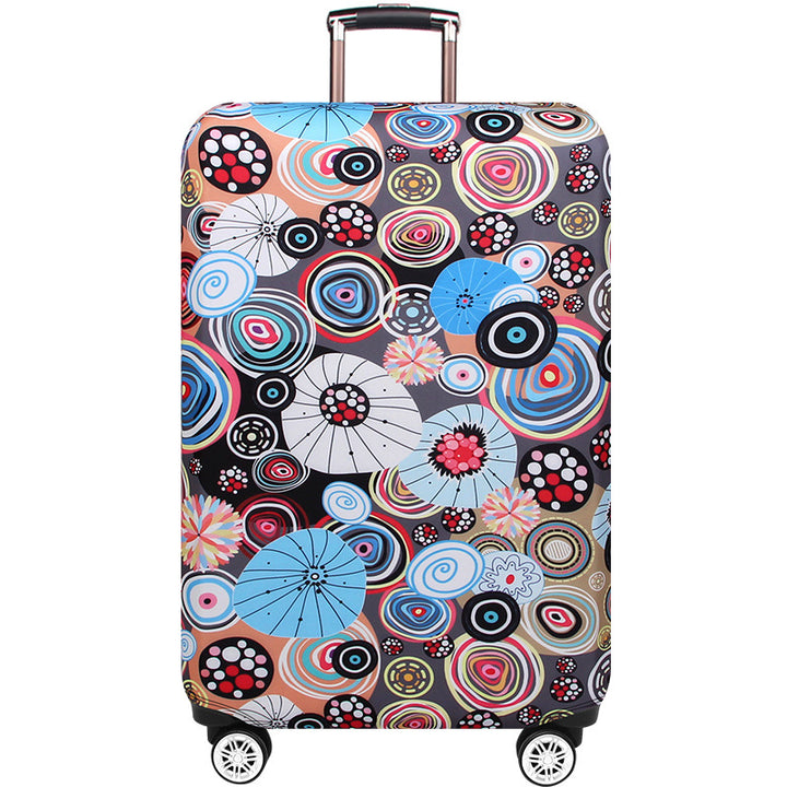 Women's hard shell suitcase with romantic motifs Kalsten