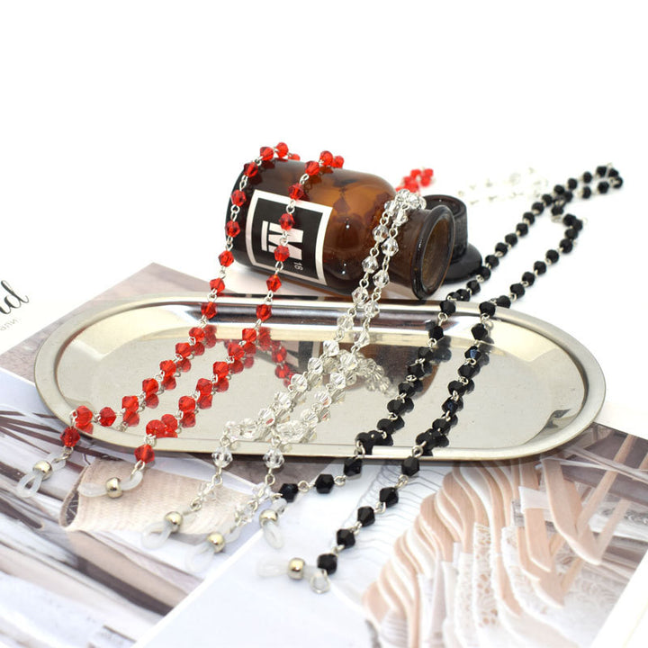 Beaded Eyewear Chain with Adjustable Length Kalsten
