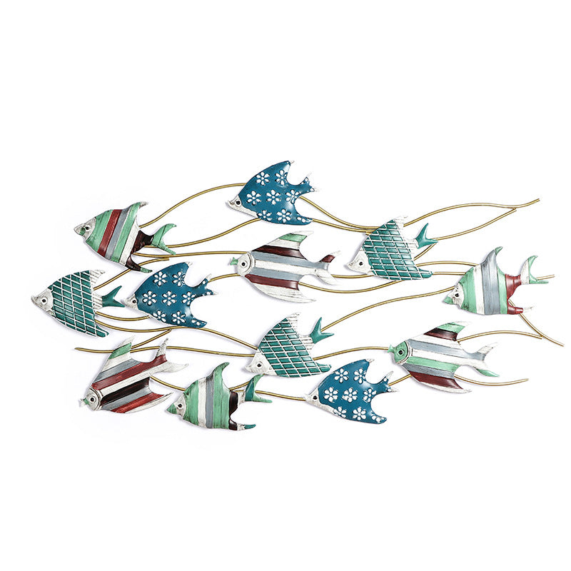 Decorative Metal Fish Wall Art Kalsten