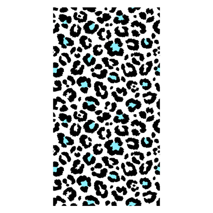 Beach towel with striking leopard motif and colorful accents Kalsten