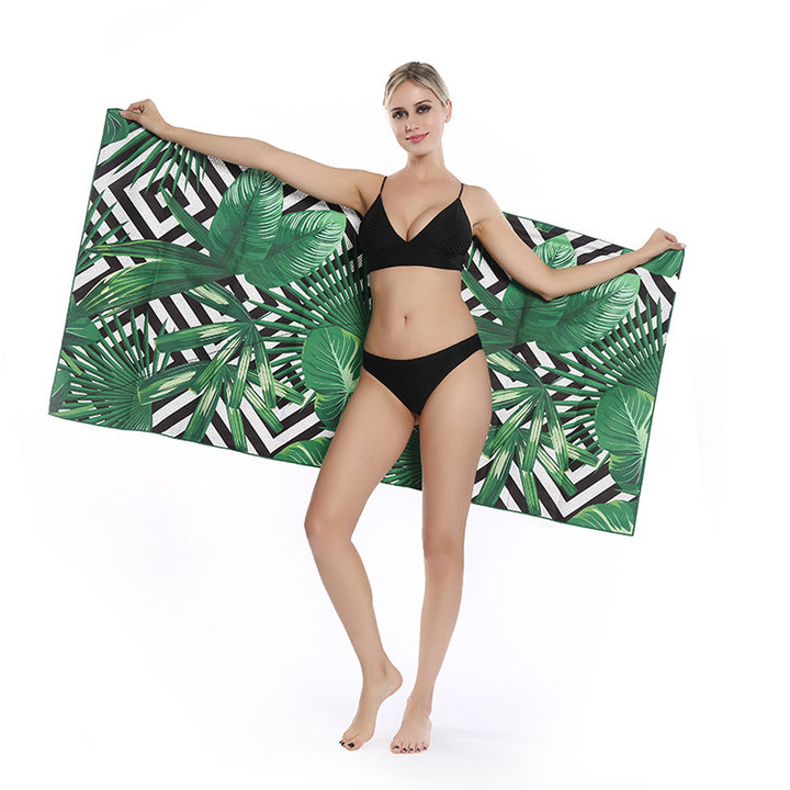 Multifunctional beach towel in creative mandala design Kalsten