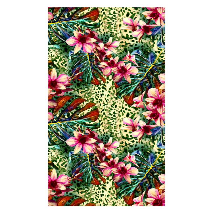Beach towel with creative floral design Kalsten