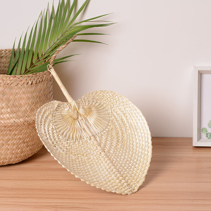 Handcrafted fan made from natural materials Kalsten