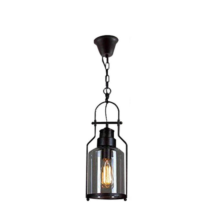 Vintage-Inspired Glass Pendant Light