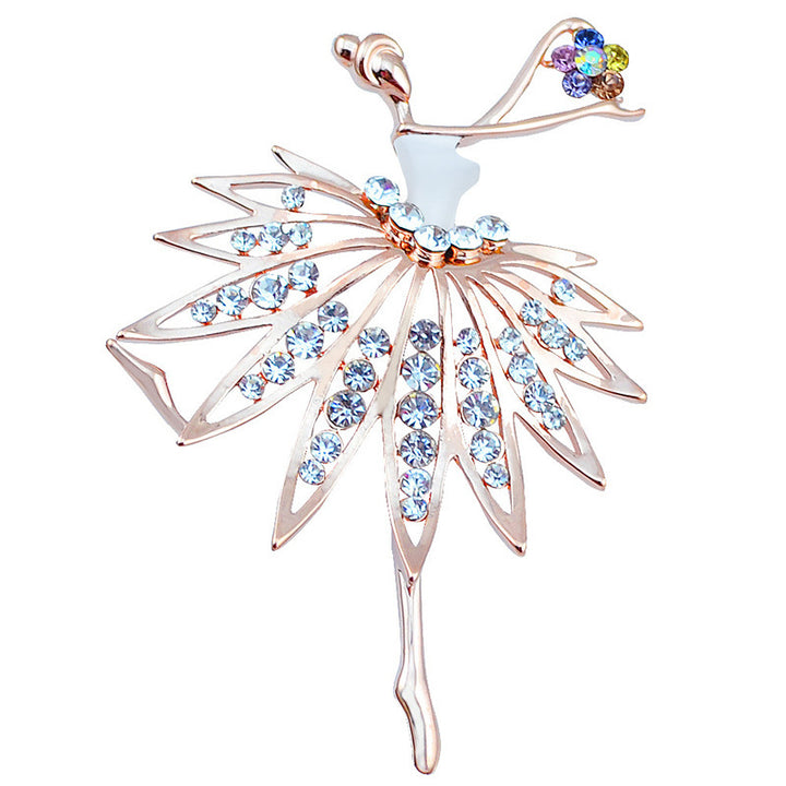 Artistic Ballerina-Inspired Brooch Kalsten