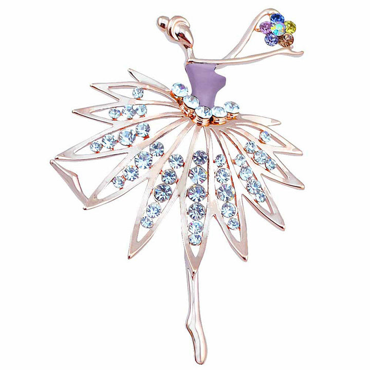 Artistic Ballerina-Inspired Brooch Kalsten