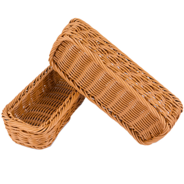 Stylish Woven Rectangular Serving Tray Kalsten