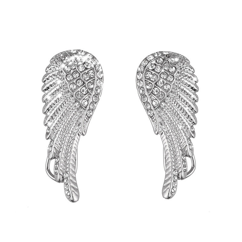 Crystal Wing-Inspired Brooch Kalsten