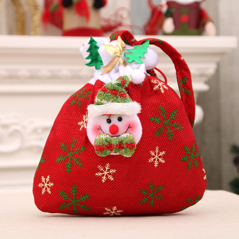 Festive Santa Drawstring Gift Bag Kalsten