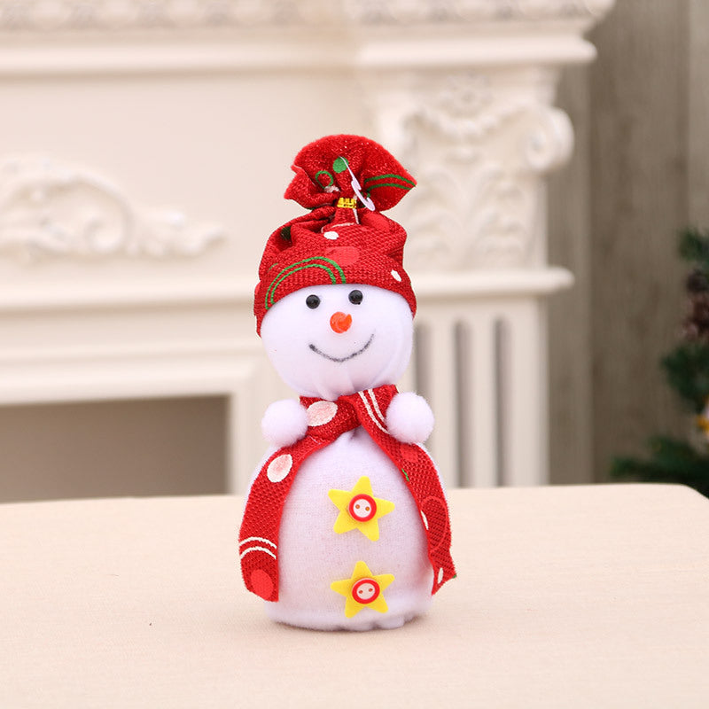 Decorative Plush Snowman Figurine Kalsten