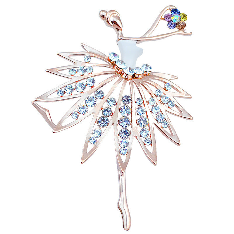 Artistic Ballerina-Inspired Brooch Kalsten