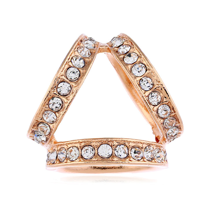 Decorative Rhinestone-Embellished Brooch Kalsten