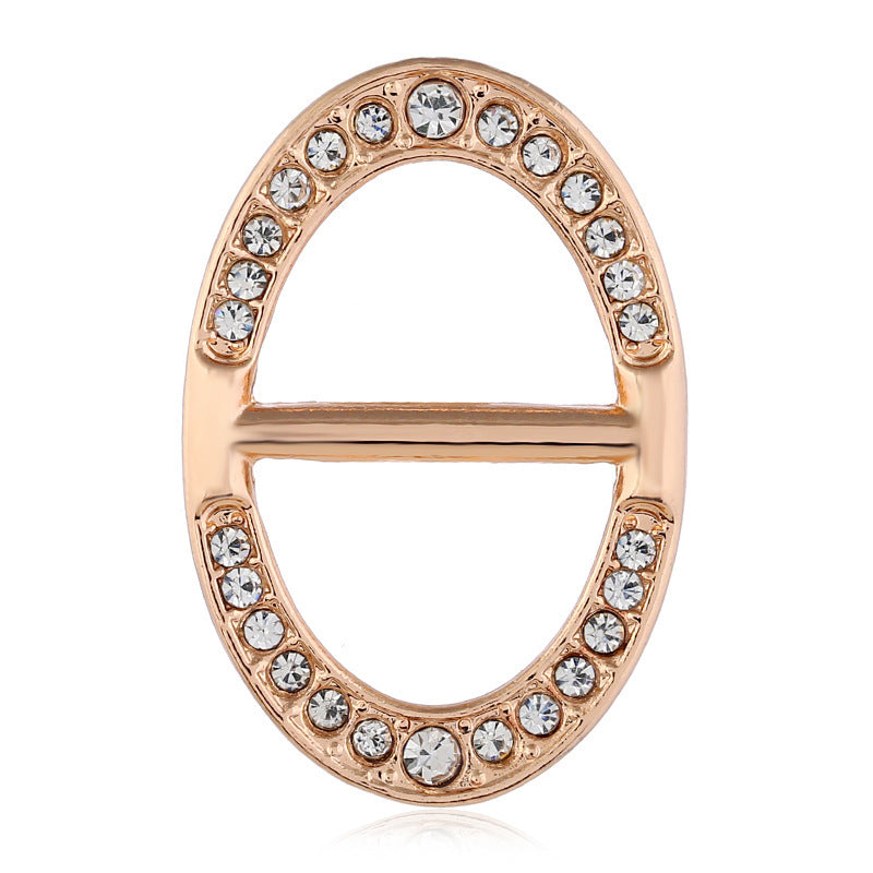 Decorative Rhinestone-Embellished Brooch Kalsten