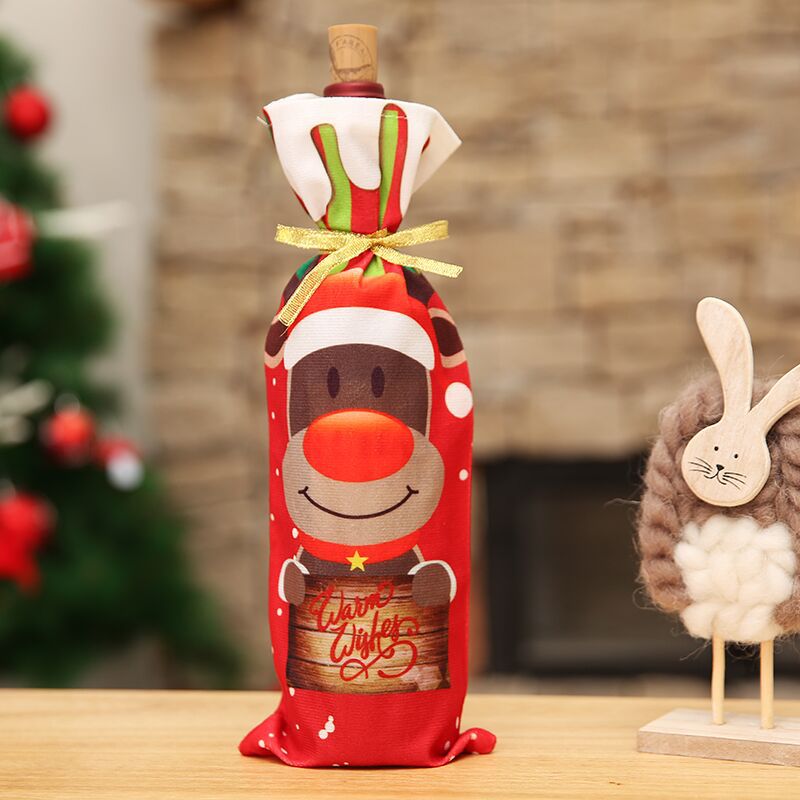 Christmas Wine Bottle Cover Kalsten