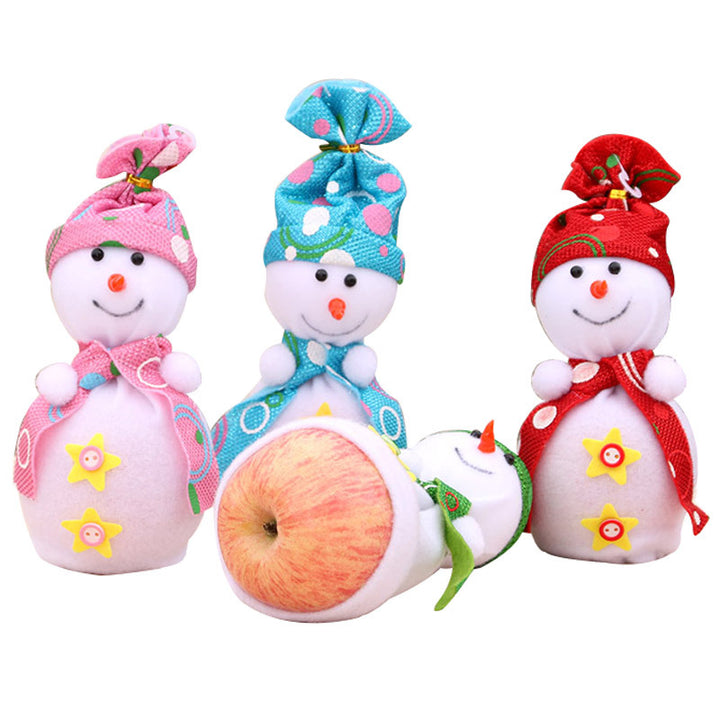 Decorative Plush Snowman Figurine Kalsten