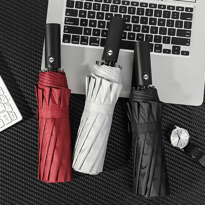 Women's automatic folding umbrella with spacious canopy Kalsten