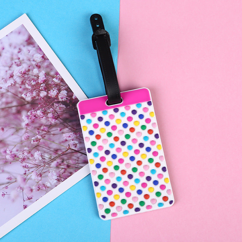 Unisex Fun Dot Pattern Luggage Tag Kalsten