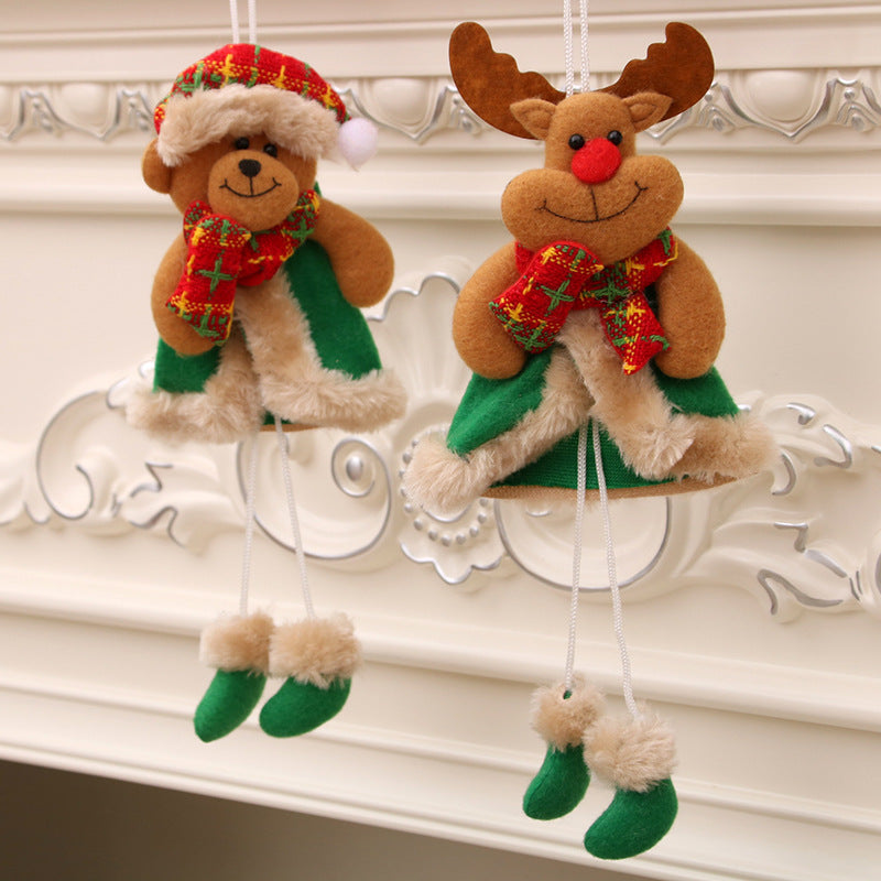 Decorative Plush Christmas Bear Ornament Kalsten