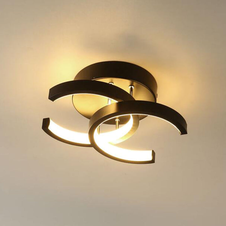 Black Metal LED Pendant Lamp Kalsten