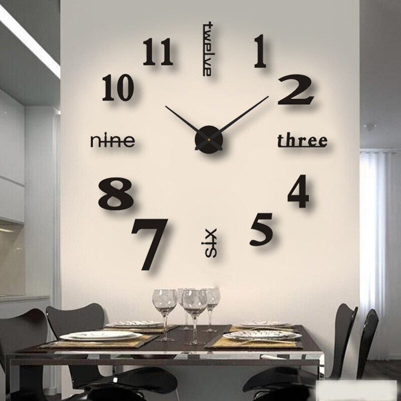 Kalsten | Wall Clock Large Modern Home Decor Style