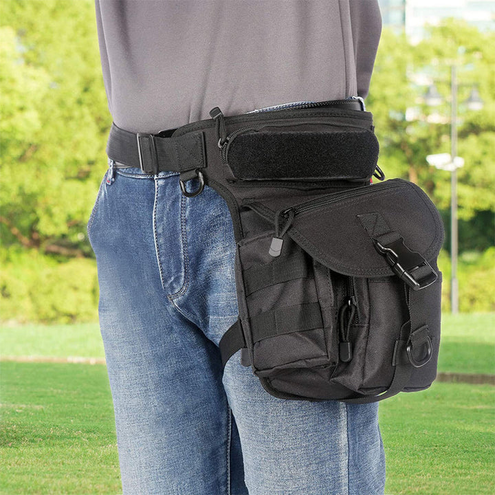 Kalsten | Nylon Waterproof Men Tactical Waist Pack Leg Travel Belt Bag