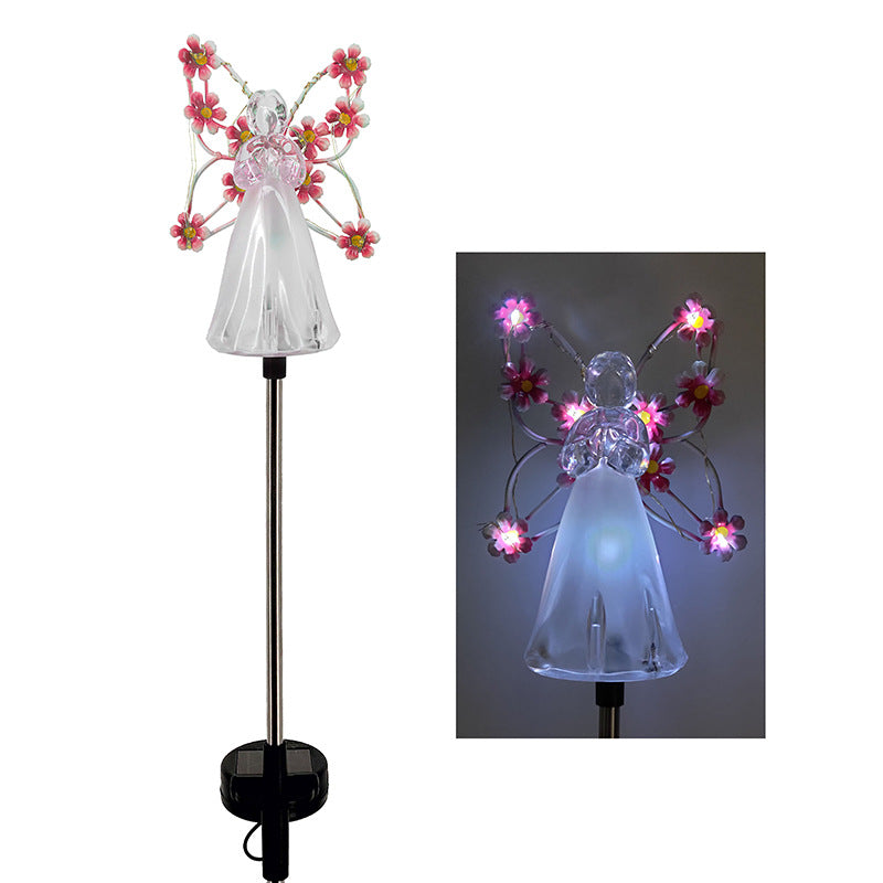 Kalsten | Luminous Haven Solar Angel LED Garden Light – Elegant Outdoor Illumination for Gardens and Memorials