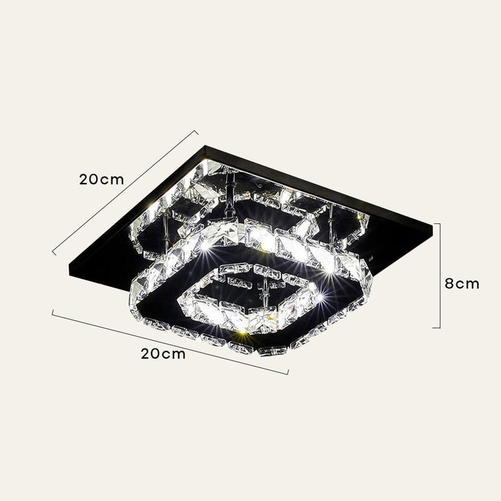 Kalsten | Ceiling Light Crystal LED Modern Flush Fixture