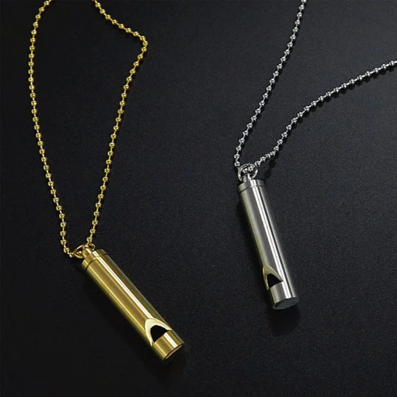 Kalsten | Breathing Exercise Necklace | Stainless Steel | Smoking & Vaping Alternative for Anxiety Relief