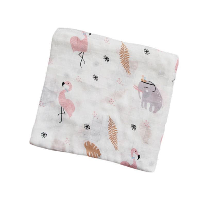 Organic Cotton Dinosaur Print Muslin Swaddle kalsten