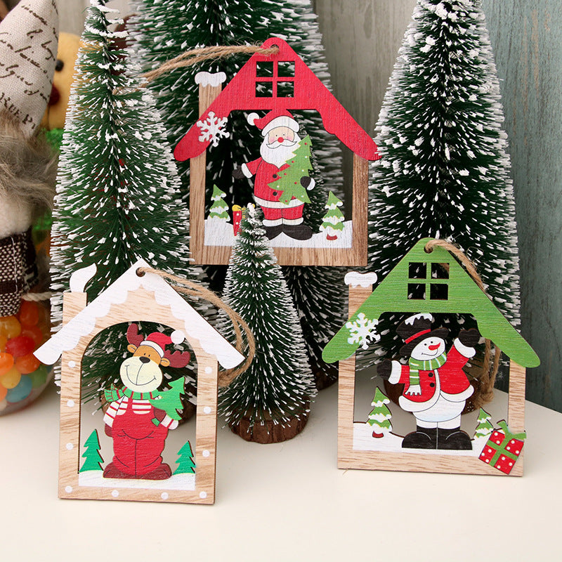 Decorative Christmas House Ornament Kalsten
