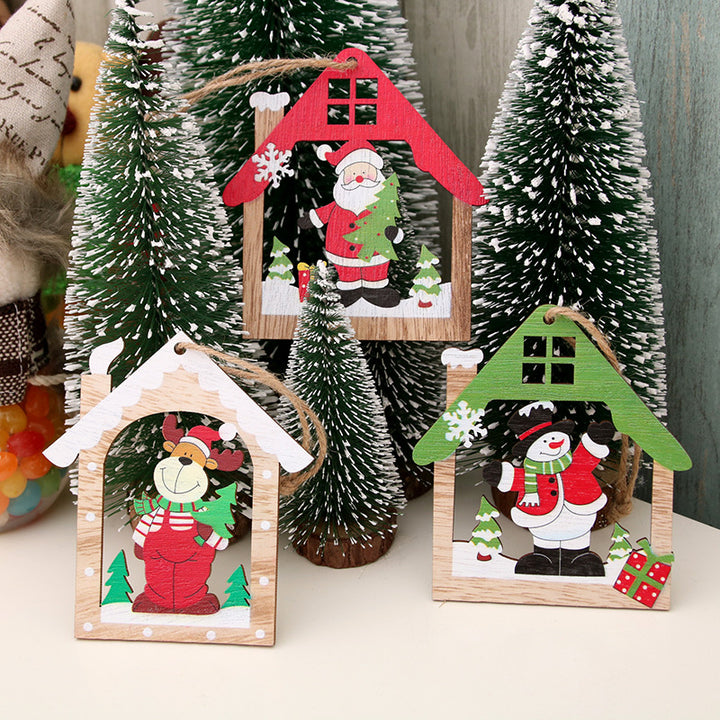 Decorative Christmas House Ornament Kalsten