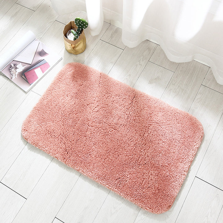 Plush Textured Bath Mat for Bathroom