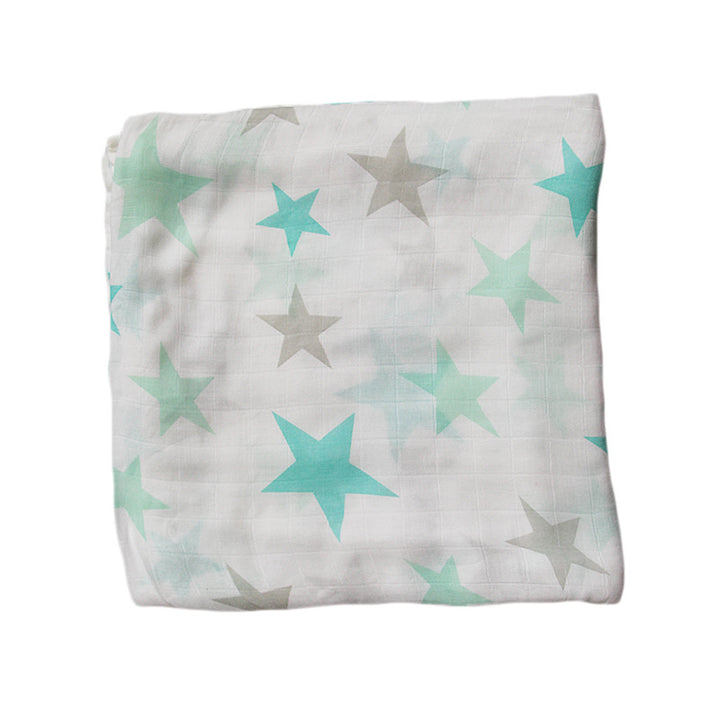 Organic Cotton Dinosaur Print Muslin Swaddle kalsten