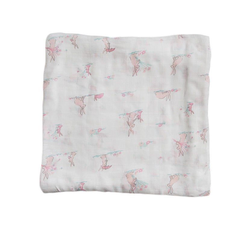 Organic Cotton Dinosaur Print Muslin Swaddle kalsten