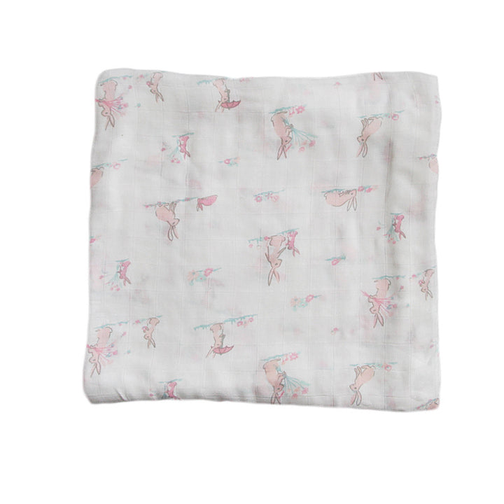 Organic Cotton Dinosaur Print Muslin Swaddle kalsten